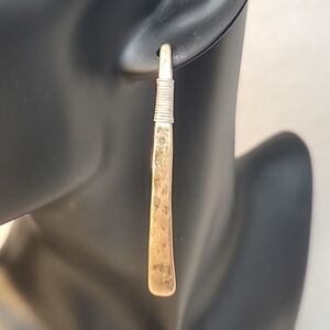 Robert Lee Morris Soho Two-Tone Geometric Linear Earrings